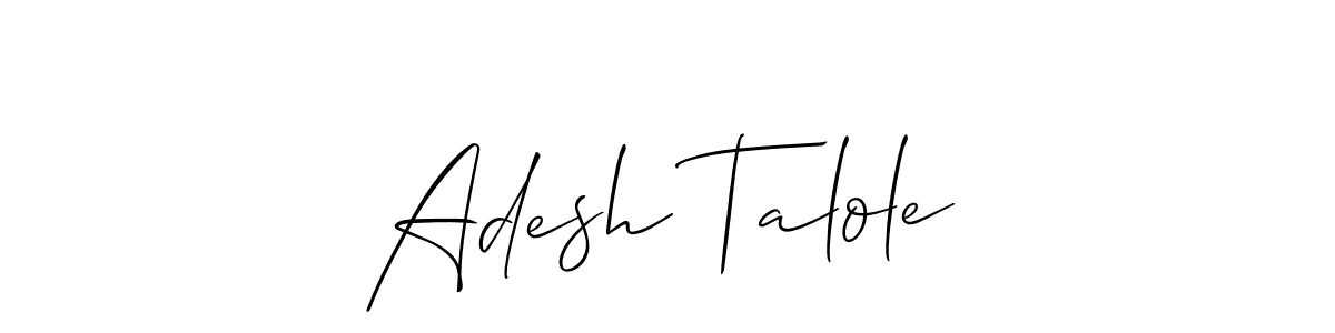 Make a beautiful signature design for name Adesh Talole. Use this online signature maker to create a handwritten signature for free. Adesh Talole signature style 2 images and pictures png