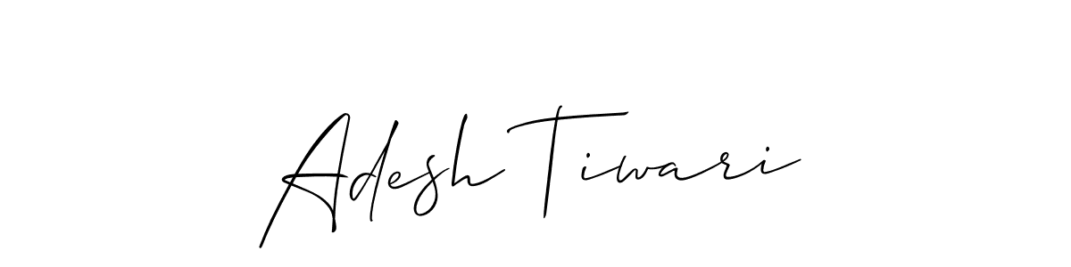 How to Draw Adesh Tiwari signature style? Allison_Script is a latest design signature styles for name Adesh Tiwari. Adesh Tiwari signature style 2 images and pictures png