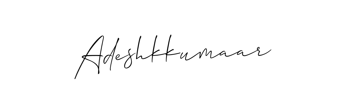 Use a signature maker to create a handwritten signature online. With this signature software, you can design (Allison_Script) your own signature for name Adeshkkumaar. Adeshkkumaar signature style 2 images and pictures png