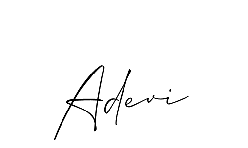 Here are the top 10 professional signature styles for the name Adevi. These are the best autograph styles you can use for your name. Adevi signature style 2 images and pictures png