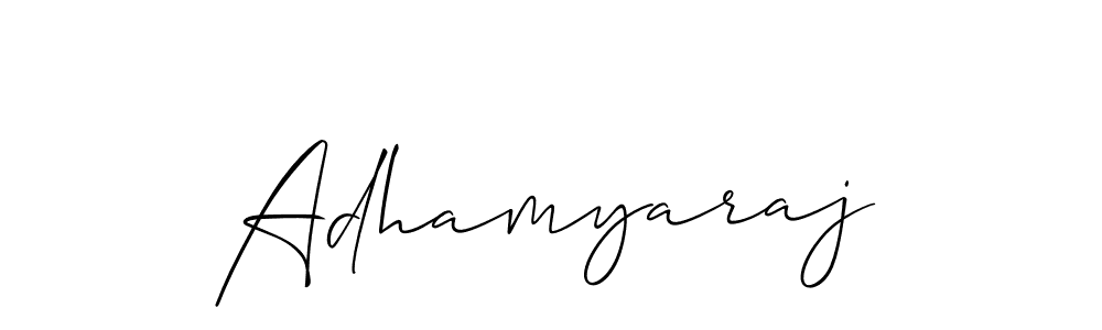 It looks lik you need a new signature style for name Adhamyaraj. Design unique handwritten (Allison_Script) signature with our free signature maker in just a few clicks. Adhamyaraj signature style 2 images and pictures png