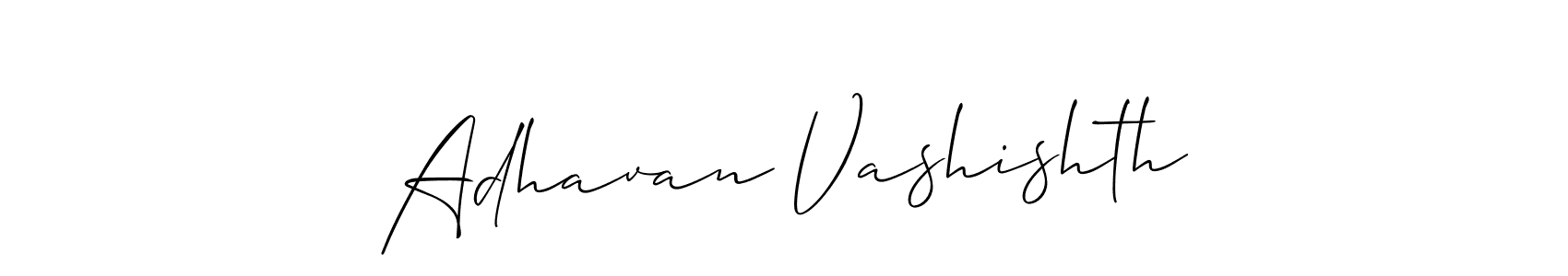 This is the best signature style for the Adhavan Vashishth name. Also you like these signature font (Allison_Script). Mix name signature. Adhavan Vashishth signature style 2 images and pictures png