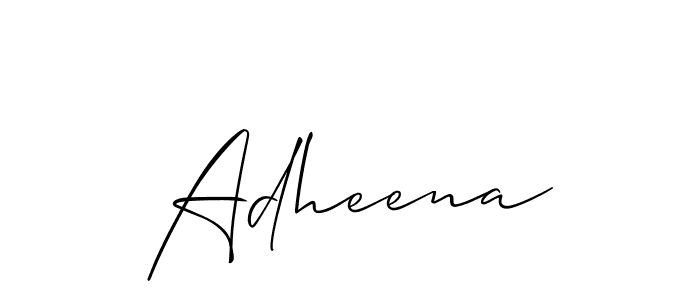 You can use this online signature creator to create a handwritten signature for the name Adheena. This is the best online autograph maker. Adheena signature style 2 images and pictures png