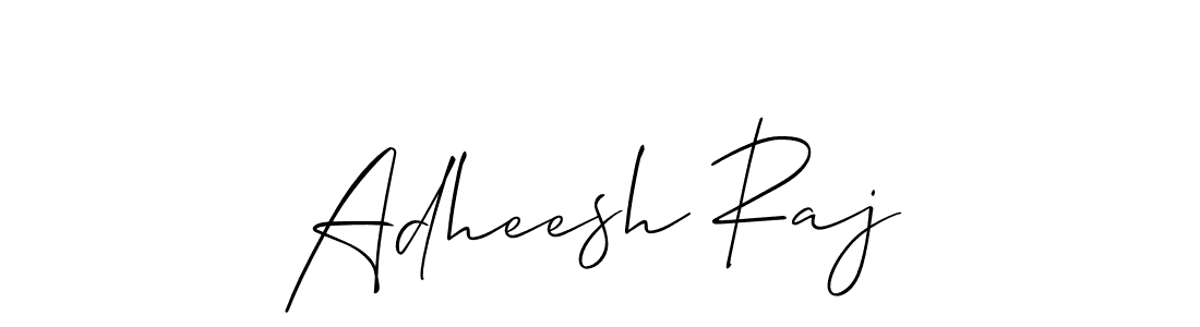 Design your own signature with our free online signature maker. With this signature software, you can create a handwritten (Allison_Script) signature for name Adheesh Raj. Adheesh Raj signature style 2 images and pictures png