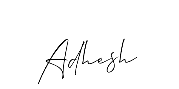 Allison_Script is a professional signature style that is perfect for those who want to add a touch of class to their signature. It is also a great choice for those who want to make their signature more unique. Get Adhesh name to fancy signature for free. Adhesh signature style 2 images and pictures png