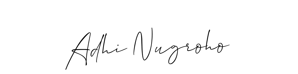 You can use this online signature creator to create a handwritten signature for the name Adhi Nugroho. This is the best online autograph maker. Adhi Nugroho signature style 2 images and pictures png