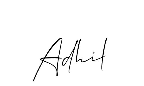 Make a beautiful signature design for name Adhil. Use this online signature maker to create a handwritten signature for free. Adhil signature style 2 images and pictures png