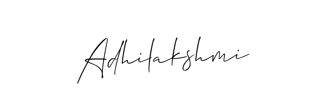 Similarly Allison_Script is the best handwritten signature design. Signature creator online .You can use it as an online autograph creator for name Adhilakshmi. Adhilakshmi signature style 2 images and pictures png