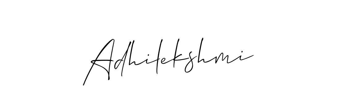 Best and Professional Signature Style for Adhilekshmi. Allison_Script Best Signature Style Collection. Adhilekshmi signature style 2 images and pictures png