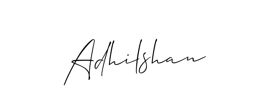 Also You can easily find your signature by using the search form. We will create Adhilshan name handwritten signature images for you free of cost using Allison_Script sign style. Adhilshan signature style 2 images and pictures png