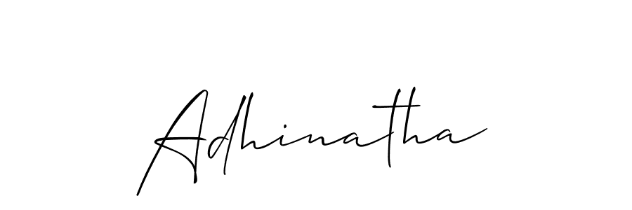 Allison_Script is a professional signature style that is perfect for those who want to add a touch of class to their signature. It is also a great choice for those who want to make their signature more unique. Get Adhinatha name to fancy signature for free. Adhinatha signature style 2 images and pictures png