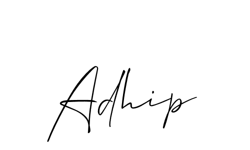 You should practise on your own different ways (Allison_Script) to write your name (Adhip) in signature. don't let someone else do it for you. Adhip signature style 2 images and pictures png