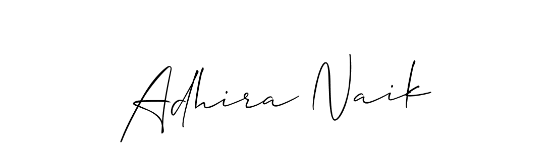 Make a short Adhira Naik signature style. Manage your documents anywhere anytime using Allison_Script. Create and add eSignatures, submit forms, share and send files easily. Adhira Naik signature style 2 images and pictures png