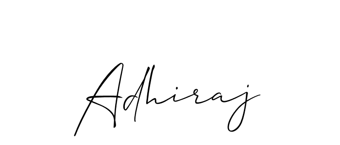 It looks lik you need a new signature style for name Adhiraj. Design unique handwritten (Allison_Script) signature with our free signature maker in just a few clicks. Adhiraj signature style 2 images and pictures png