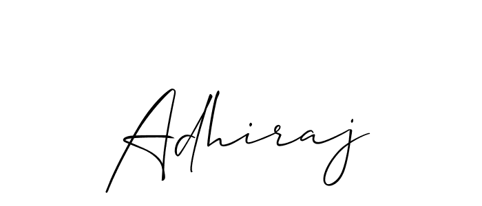 It looks lik you need a new signature style for name Adhiraj. Design unique handwritten (Allison_Script) signature with our free signature maker in just a few clicks. Adhiraj signature style 2 images and pictures png