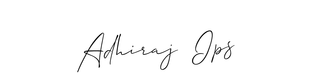 Once you've used our free online signature maker to create your best signature Allison_Script style, it's time to enjoy all of the benefits that Adhiraj  Ips name signing documents. Adhiraj  Ips signature style 2 images and pictures png