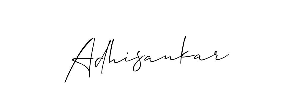 How to make Adhisankar name signature. Use Allison_Script style for creating short signs online. This is the latest handwritten sign. Adhisankar signature style 2 images and pictures png