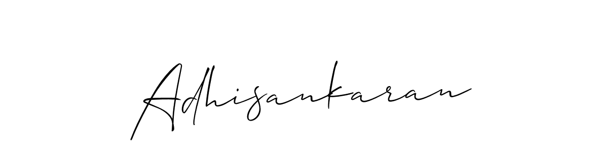 if you are searching for the best signature style for your name Adhisankaran. so please give up your signature search. here we have designed multiple signature styles  using Allison_Script. Adhisankaran signature style 2 images and pictures png