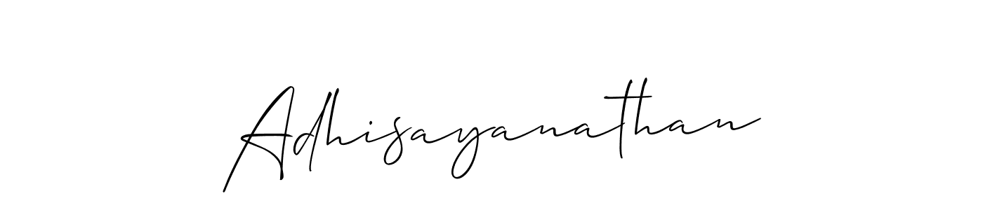 Similarly Allison_Script is the best handwritten signature design. Signature creator online .You can use it as an online autograph creator for name Adhisayanathan. Adhisayanathan signature style 2 images and pictures png