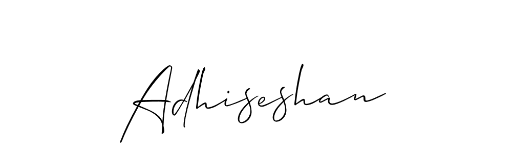 Design your own signature with our free online signature maker. With this signature software, you can create a handwritten (Allison_Script) signature for name Adhiseshan. Adhiseshan signature style 2 images and pictures png