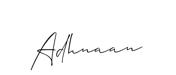 The best way (Allison_Script) to make a short signature is to pick only two or three words in your name. The name Adhnaan include a total of six letters. For converting this name. Adhnaan signature style 2 images and pictures png