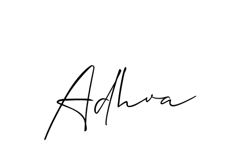 Make a short Adhva signature style. Manage your documents anywhere anytime using Allison_Script. Create and add eSignatures, submit forms, share and send files easily. Adhva signature style 2 images and pictures png