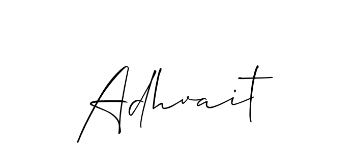 How to Draw Adhvait signature style? Allison_Script is a latest design signature styles for name Adhvait. Adhvait signature style 2 images and pictures png