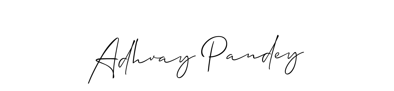 Make a beautiful signature design for name Adhvay Pandey. Use this online signature maker to create a handwritten signature for free. Adhvay Pandey signature style 2 images and pictures png