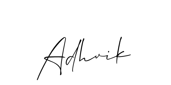 Make a short Adhvik signature style. Manage your documents anywhere anytime using Allison_Script. Create and add eSignatures, submit forms, share and send files easily. Adhvik signature style 2 images and pictures png