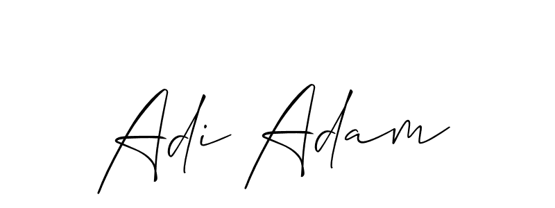 Use a signature maker to create a handwritten signature online. With this signature software, you can design (Allison_Script) your own signature for name Adi Adam. Adi Adam signature style 2 images and pictures png