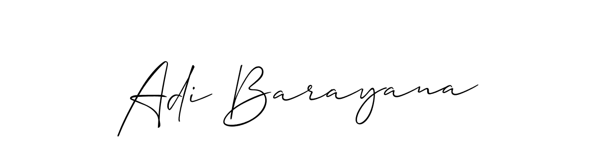 Make a short Adi Barayana signature style. Manage your documents anywhere anytime using Allison_Script. Create and add eSignatures, submit forms, share and send files easily. Adi Barayana signature style 2 images and pictures png