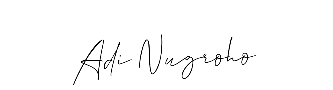 It looks lik you need a new signature style for name Adi Nugroho. Design unique handwritten (Allison_Script) signature with our free signature maker in just a few clicks. Adi Nugroho signature style 2 images and pictures png