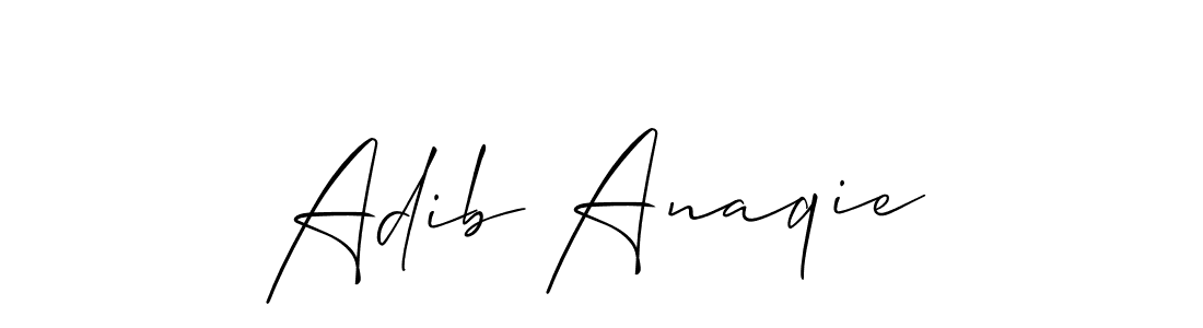 You can use this online signature creator to create a handwritten signature for the name Adib Anaqie. This is the best online autograph maker. Adib Anaqie signature style 2 images and pictures png