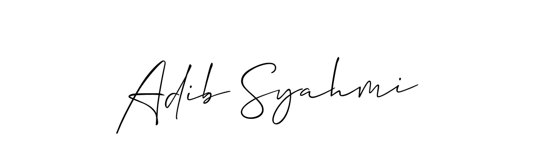 Make a short Adib Syahmi signature style. Manage your documents anywhere anytime using Allison_Script. Create and add eSignatures, submit forms, share and send files easily. Adib Syahmi signature style 2 images and pictures png