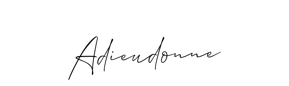 Also we have Adieudonne name is the best signature style. Create professional handwritten signature collection using Allison_Script autograph style. Adieudonne signature style 2 images and pictures png