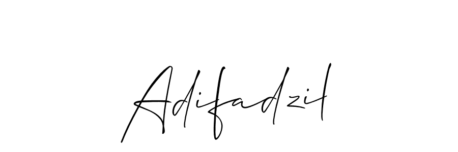 Allison_Script is a professional signature style that is perfect for those who want to add a touch of class to their signature. It is also a great choice for those who want to make their signature more unique. Get Adifadzil name to fancy signature for free. Adifadzil signature style 2 images and pictures png