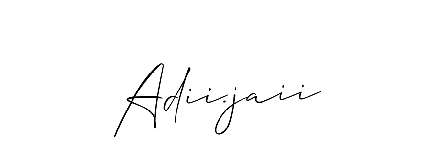 Also You can easily find your signature by using the search form. We will create Adii.jaii name handwritten signature images for you free of cost using Allison_Script sign style. Adii.jaii signature style 2 images and pictures png