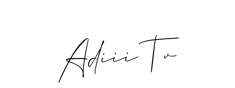 You can use this online signature creator to create a handwritten signature for the name Adiii Tv. This is the best online autograph maker. Adiii Tv signature style 2 images and pictures png