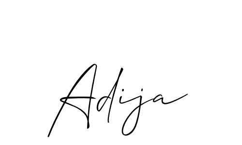 if you are searching for the best signature style for your name Adija. so please give up your signature search. here we have designed multiple signature styles  using Allison_Script. Adija signature style 2 images and pictures png