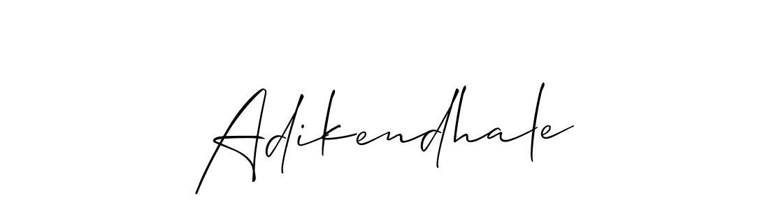 if you are searching for the best signature style for your name Adikendhale. so please give up your signature search. here we have designed multiple signature styles  using Allison_Script. Adikendhale signature style 2 images and pictures png