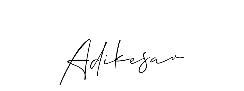 Also You can easily find your signature by using the search form. We will create Adikesav name handwritten signature images for you free of cost using Allison_Script sign style. Adikesav signature style 2 images and pictures png