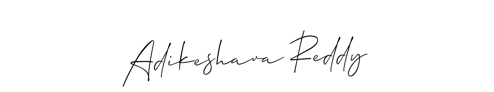 Design your own signature with our free online signature maker. With this signature software, you can create a handwritten (Allison_Script) signature for name Adikeshava Reddy. Adikeshava Reddy signature style 2 images and pictures png