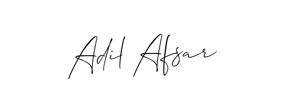 Adil Afsar stylish signature style. Best Handwritten Sign (Allison_Script) for my name. Handwritten Signature Collection Ideas for my name Adil Afsar. Adil Afsar signature style 2 images and pictures png