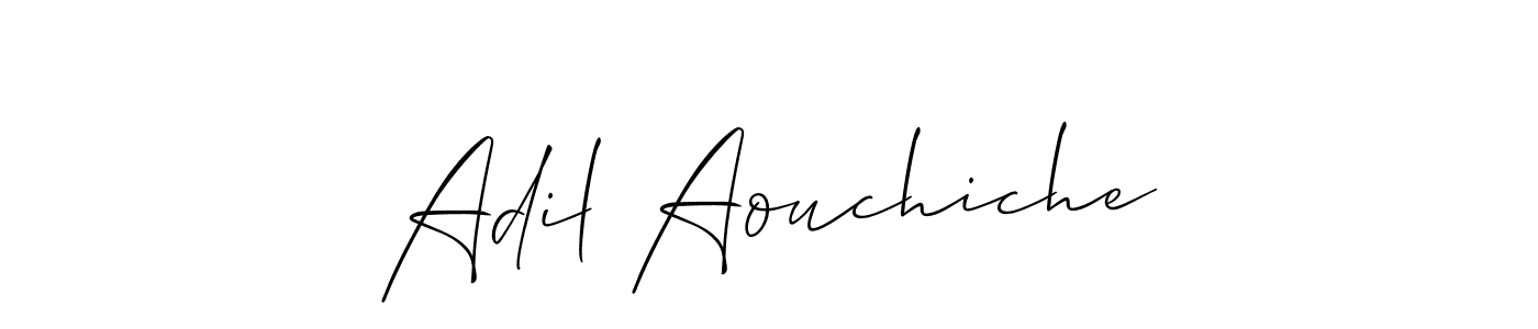 Make a beautiful signature design for name Adil Aouchiche. Use this online signature maker to create a handwritten signature for free. Adil Aouchiche signature style 2 images and pictures png