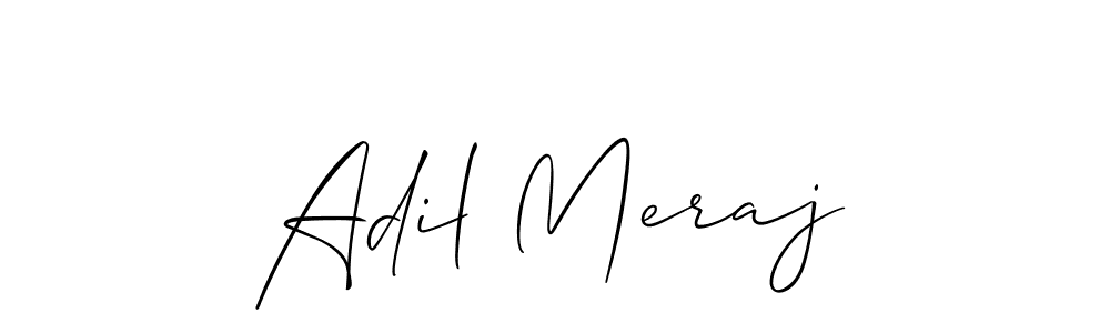 It looks lik you need a new signature style for name Adil Meraj. Design unique handwritten (Allison_Script) signature with our free signature maker in just a few clicks. Adil Meraj signature style 2 images and pictures png