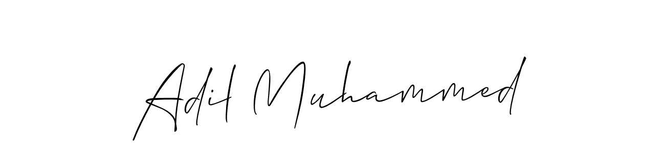 Adil Muhammed stylish signature style. Best Handwritten Sign (Allison_Script) for my name. Handwritten Signature Collection Ideas for my name Adil Muhammed. Adil Muhammed signature style 2 images and pictures png