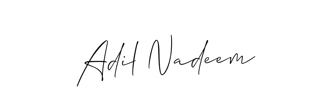 if you are searching for the best signature style for your name Adil Nadeem. so please give up your signature search. here we have designed multiple signature styles  using Allison_Script. Adil Nadeem signature style 2 images and pictures png