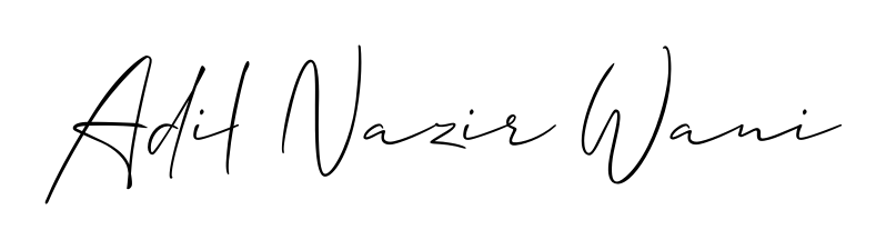Build your personal autograph collection for name Adil Nazir Wani with Allison_Script design. Browse, select, and save your favorites. Adil Nazir Wani signature style 2 images and pictures png