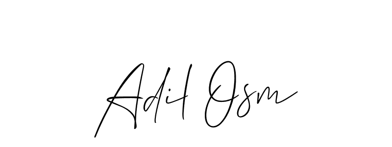 This is the best signature style for the Adil Osm name. Also you like these signature font (Allison_Script). Mix name signature. Adil Osm signature style 2 images and pictures png