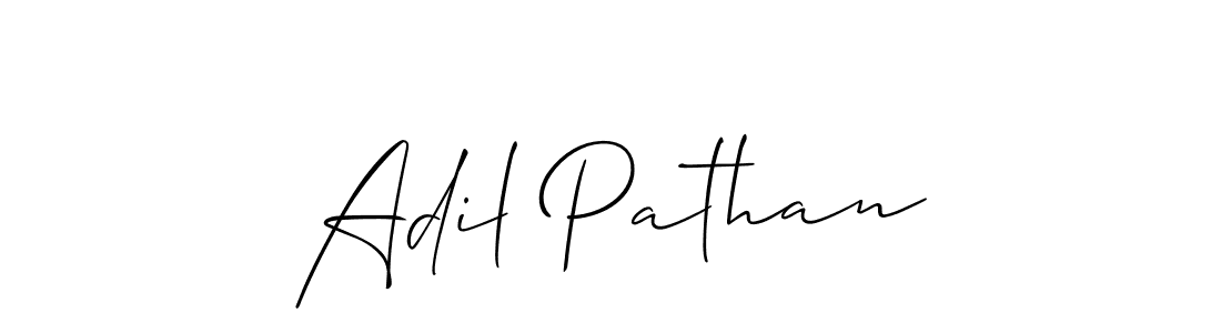 if you are searching for the best signature style for your name Adil Pathan. so please give up your signature search. here we have designed multiple signature styles  using Allison_Script. Adil Pathan signature style 2 images and pictures png